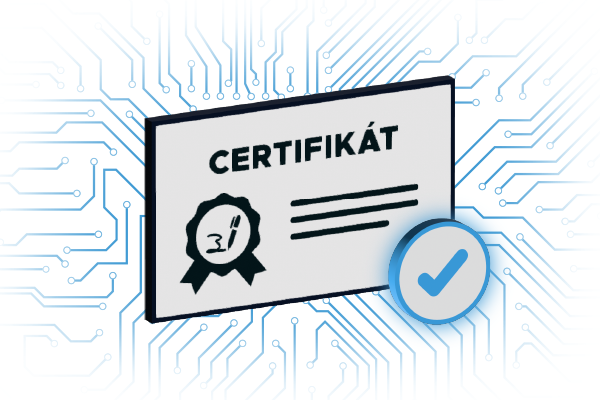 elektronický certifikát